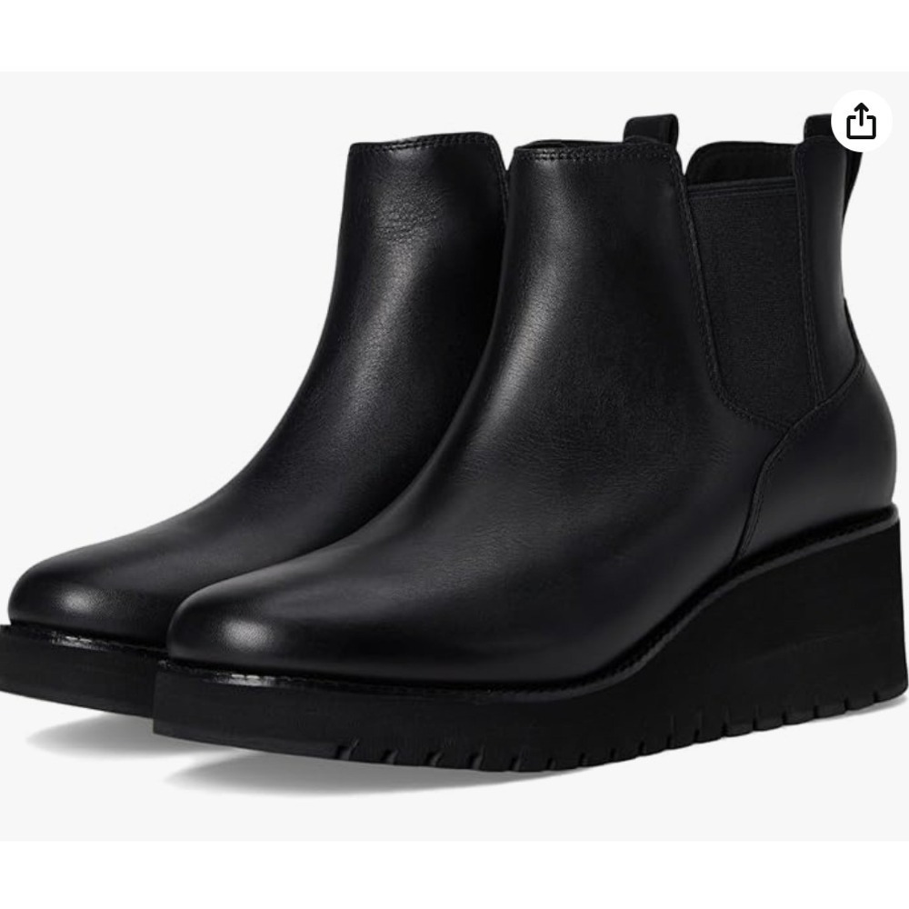 Cole Haan Size 9.5 N Narrow Black Leather Waterproof Boots NEW‎ ZeroGrand $279